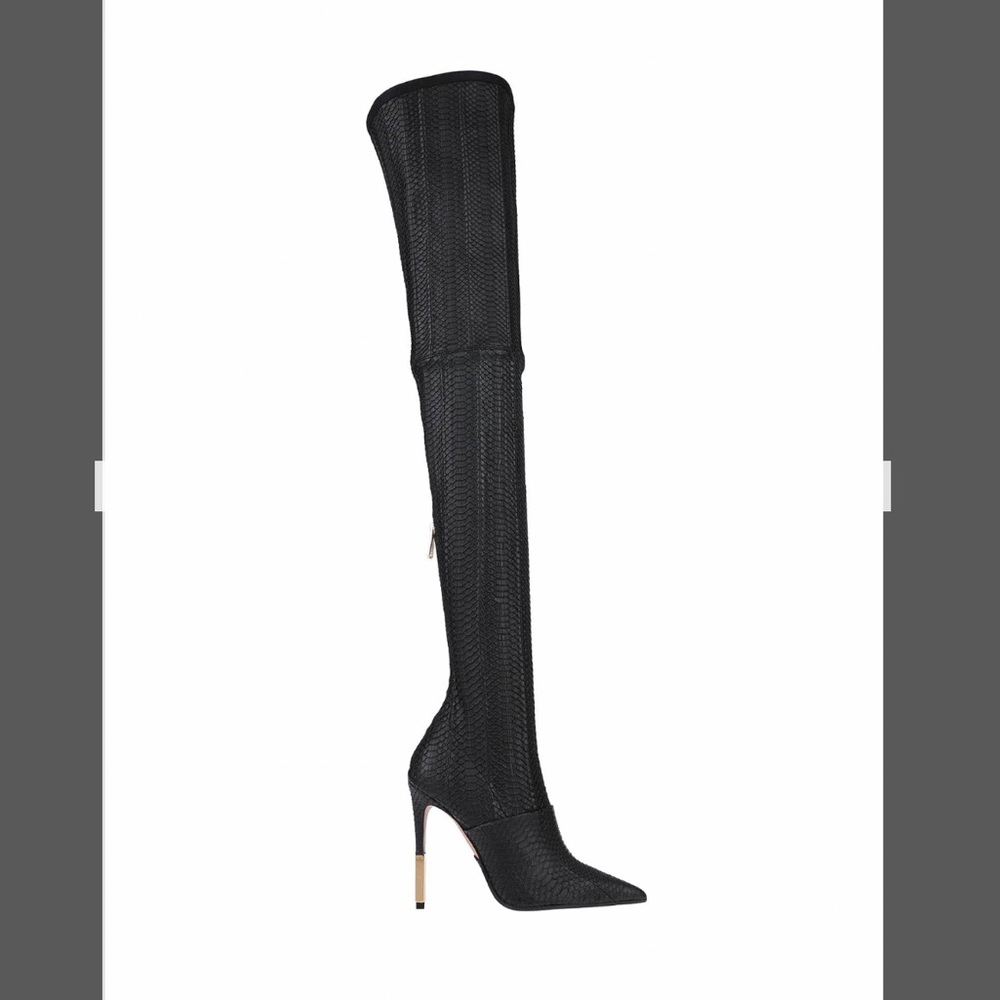 BALMAIN Amazone Python Boots Size: 39 EU 100% AUTHENTIC